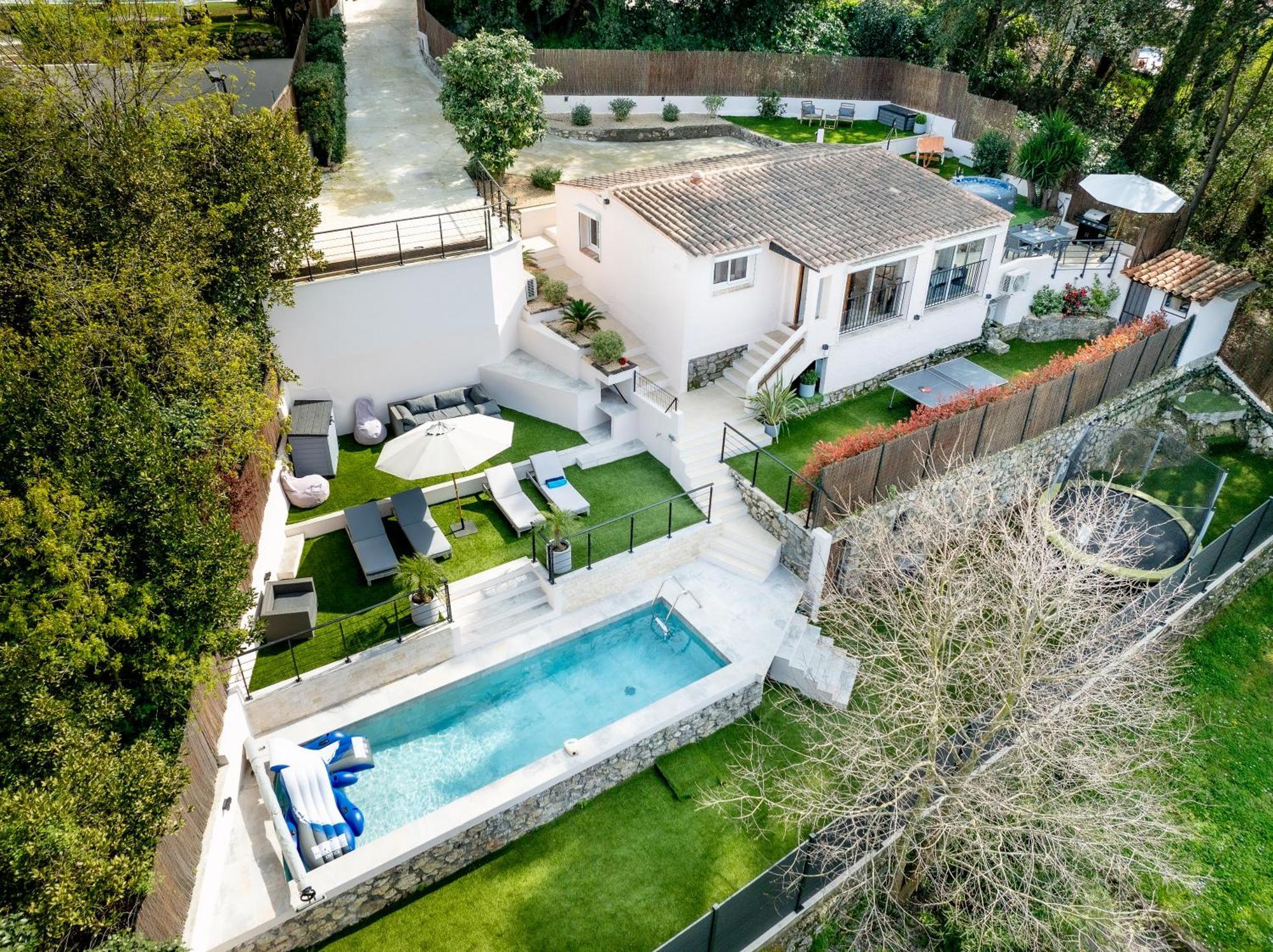 Villa Piscine-Jacuzzi-Videoprojecteur-Clim La Perle Rare Mougins Exterior foto