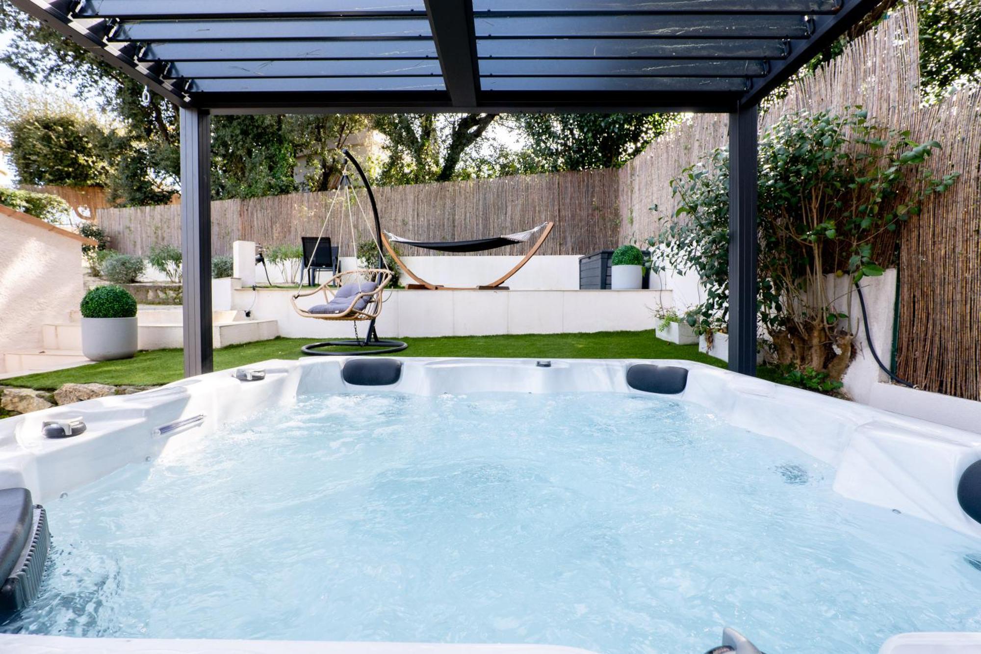Villa Piscine-Jacuzzi-Videoprojecteur-Clim La Perle Rare Mougins Exterior foto
